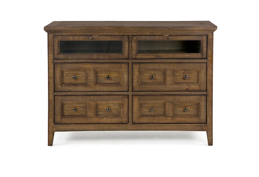 Bay Creek Bedroom Media Chest by Magnussen Home at Z & R Furniture
