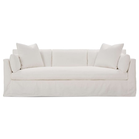 99" Bench Cushion Sofa with Slipcover