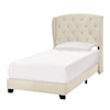 Accentrics Home Fashion Beds Twin Upholstered Bed