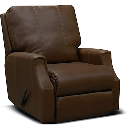 Leather Swivel Gliding Recliner