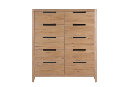 Contemporary 10-Drawer Chest of Drawers