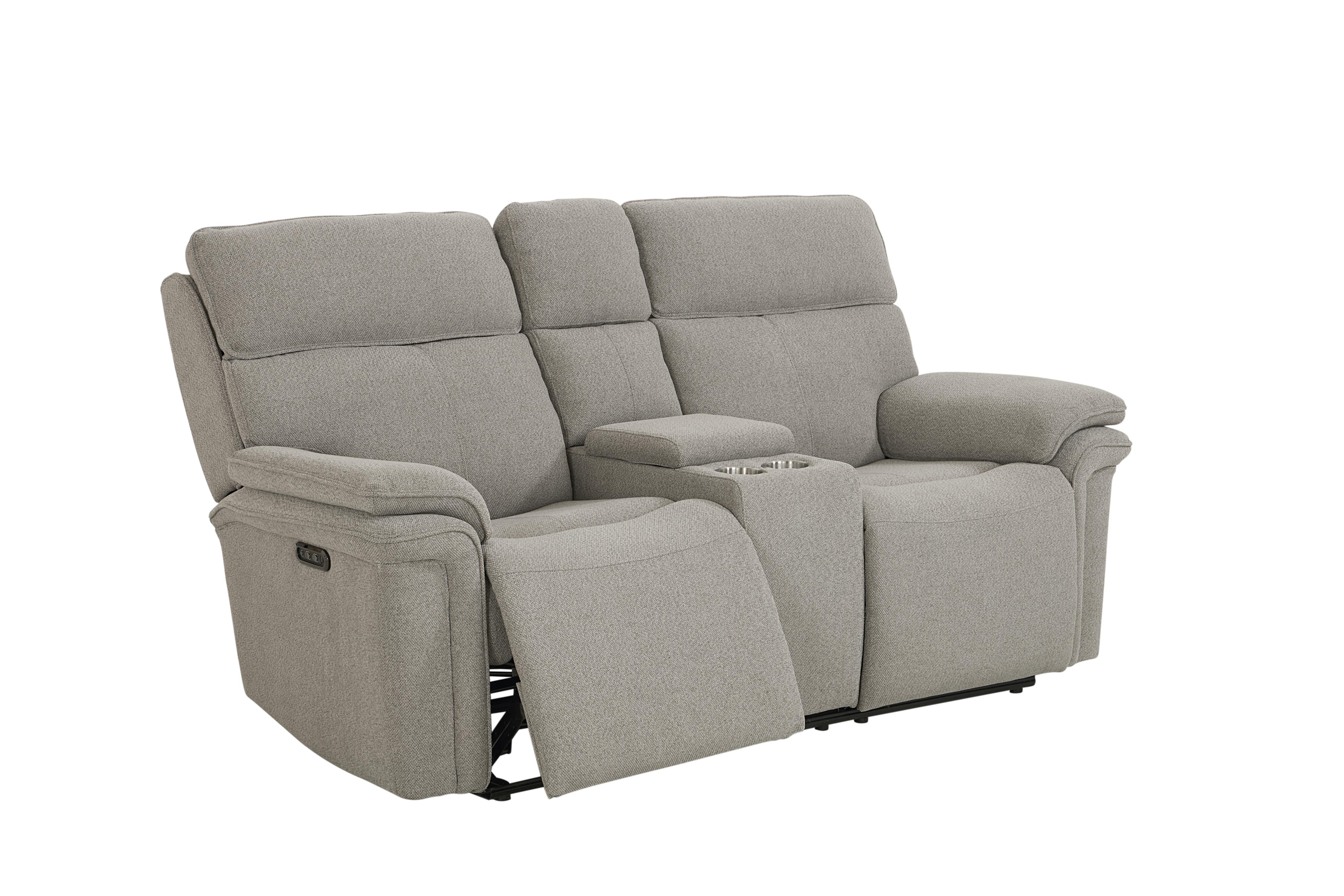 Bassett Club Level - Andre Reclining Loveseat with Console