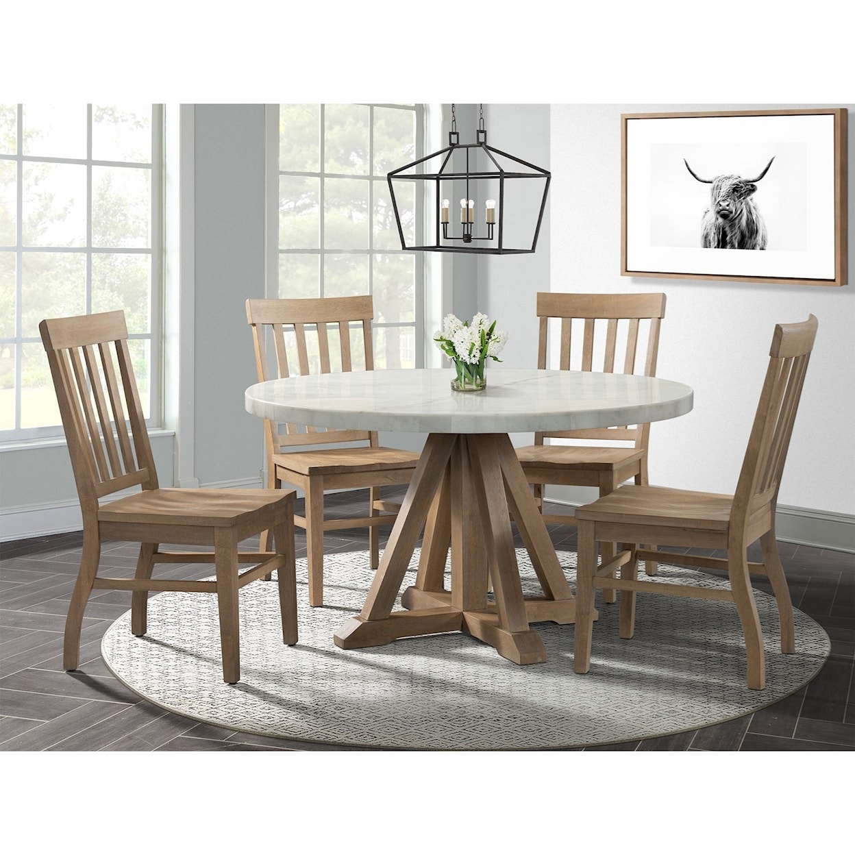 Elements International Lakeview 5-Piece Table Set