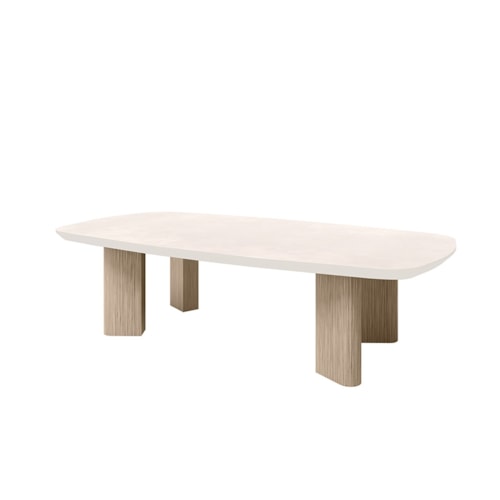 Rectangular Coffee Table - Flax/Ivory
