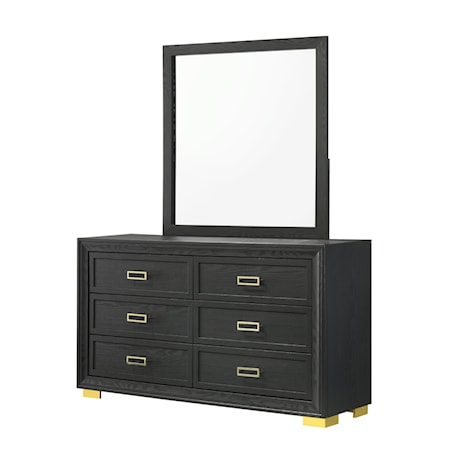 Dresser & Mirror Set