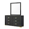 Crown Mark Pepe Dresser & Mirror Set