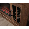 Sauder Misc Entertainment Fireplace TV Credenza