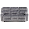 Best Home Furnishings Ryson Conversation Space Saver Reclining Sofa