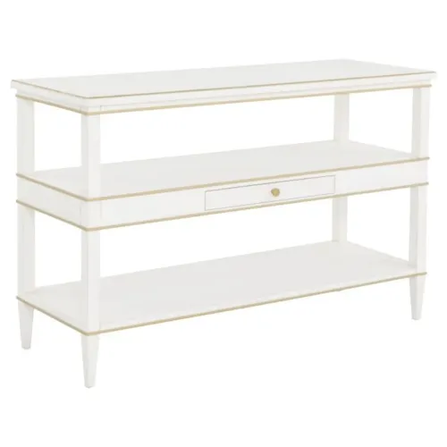 Transitional Console Table with Drawer
