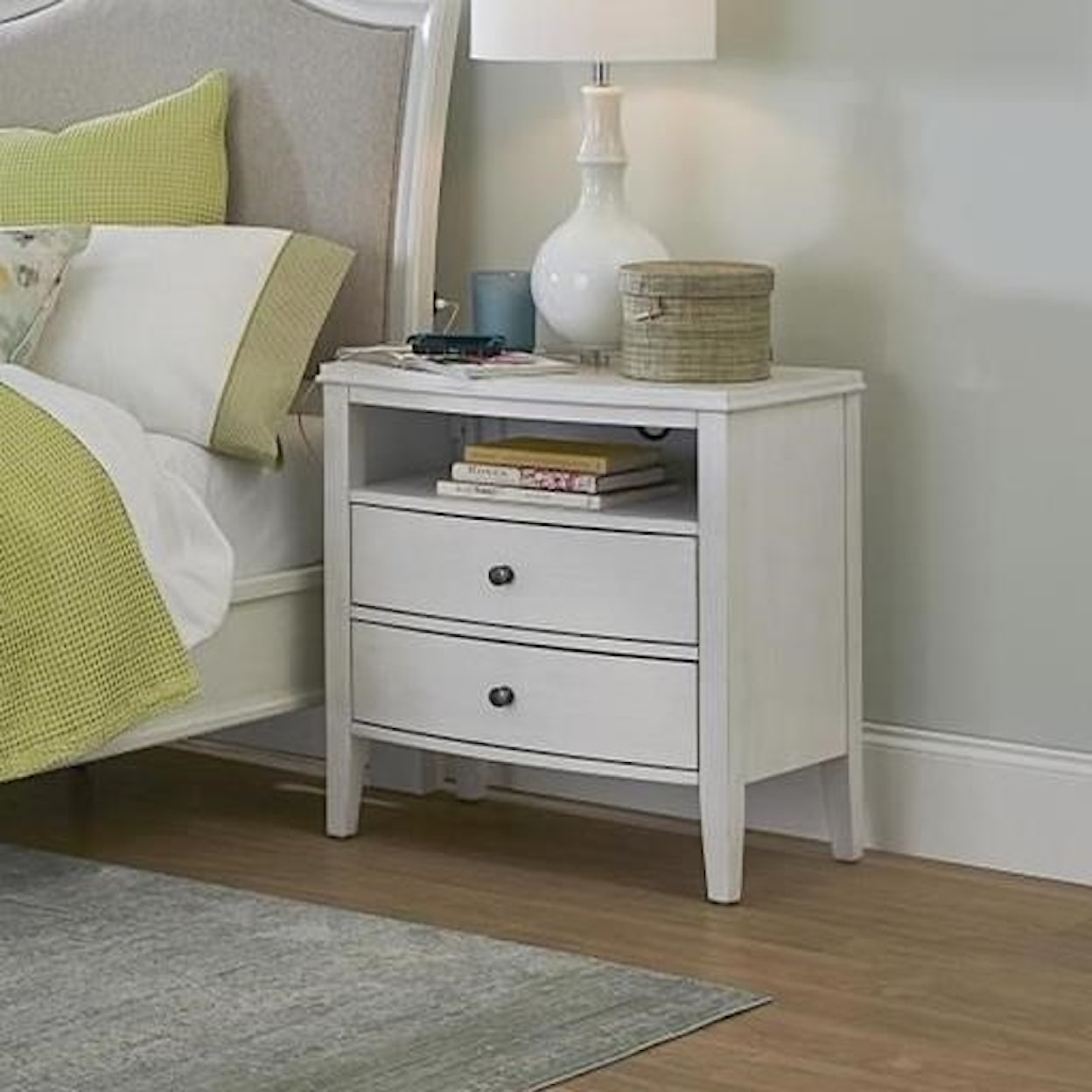 Aspenhome Charlotte 2 Drawer Nightstand