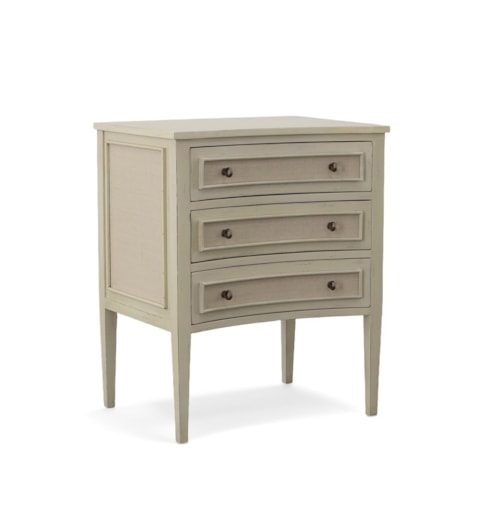 Rustic Cottage Accent Chest with Curved Silhouette