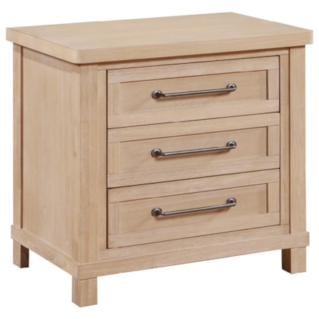 3-Drawer Nightstand