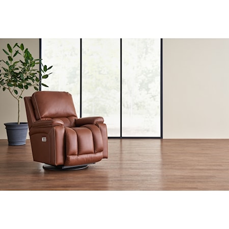 Power Rocking Recliner w/ Headrest &amp; Lumbar