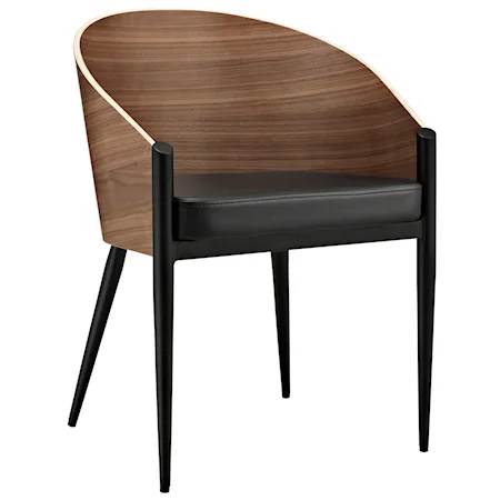 Modern Dining Wood Armchair