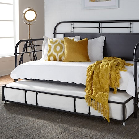 Twin Metal Daybed with Trundle