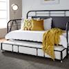 Liberty Furniture Vintage Series Twin Metal Daybed with Trundle