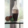 Ashley Furniture Signature Design Accents Dericia Brown/Cream Vase