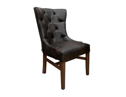 Traditional Upholstered Chair with Tufting