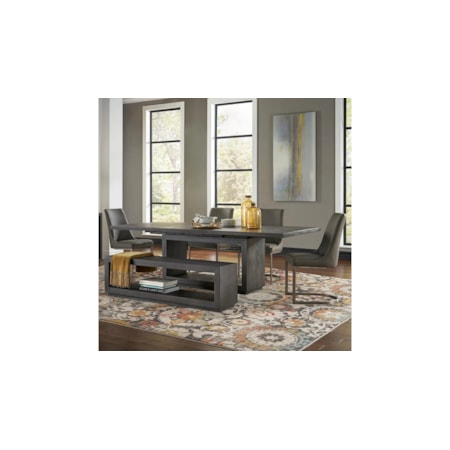 Dining Table Set with Bench