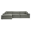 Ashley Furniture Benchcraft Elyza 3-Piece Modular Sectional with Chaise
