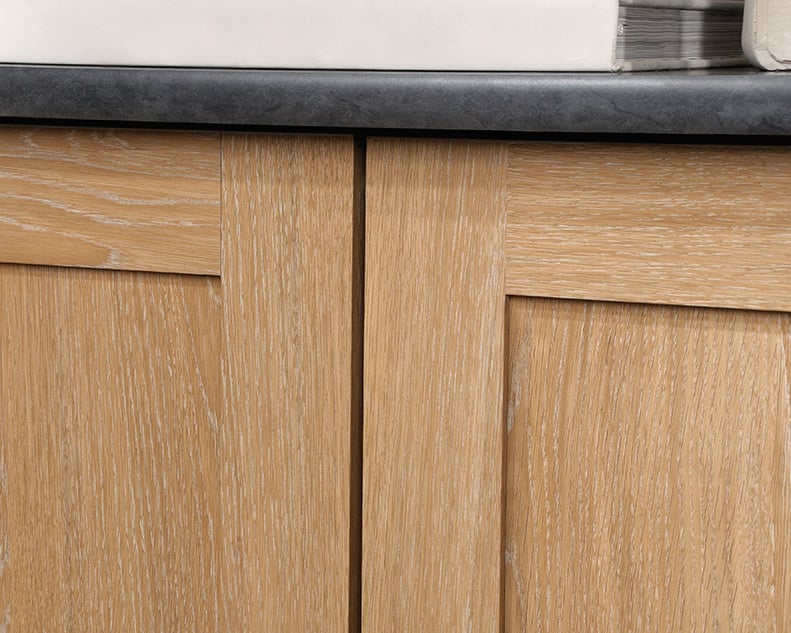 Sauder August Hill 3-Shelf Double Door Bookcase