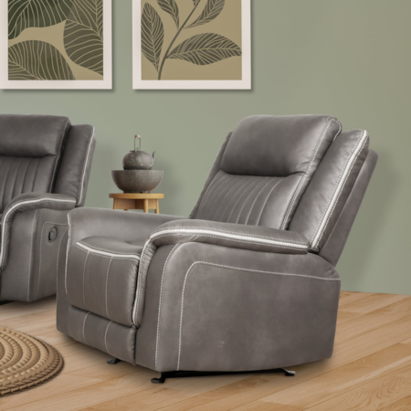 EDEN GREY POWER RECLINER |