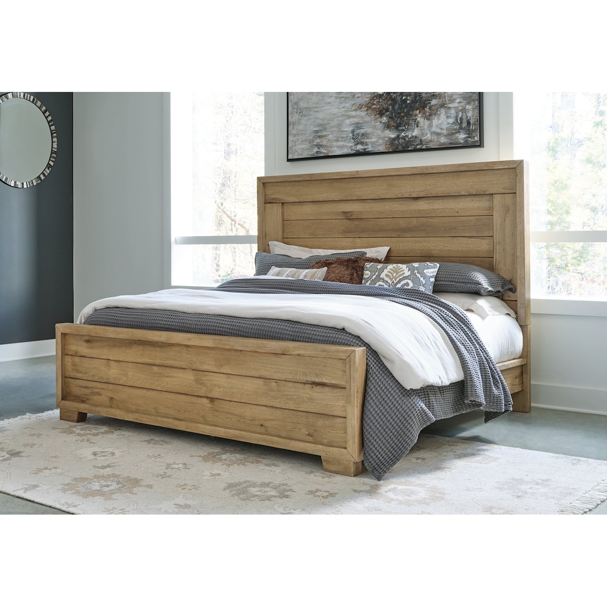 Signature Design by Ashley Furniture Galliden King Panel Bed