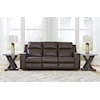 Signature Design by Ashley Lavenhorne Reclining Sofa w/Drop Down Table