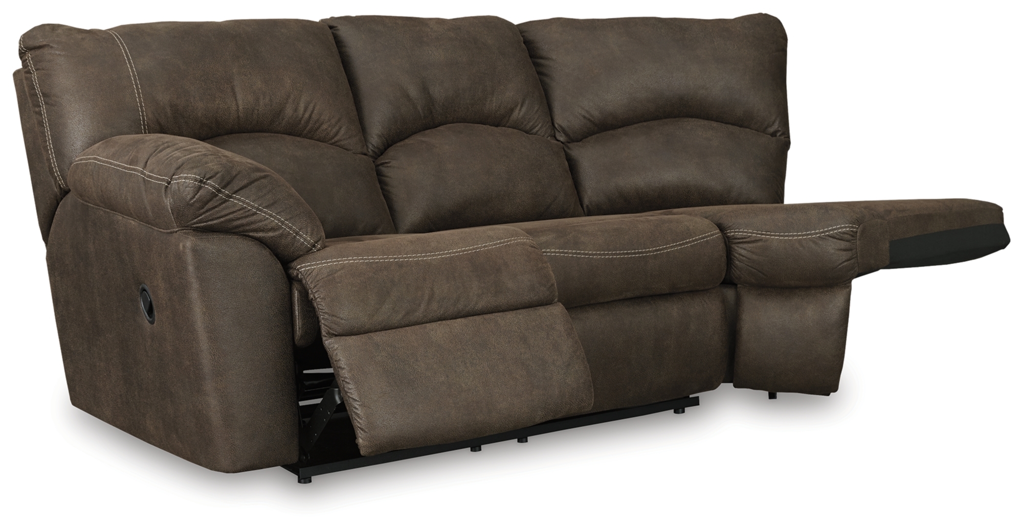 2-Piece Reclining Sectional And 2 Recliners