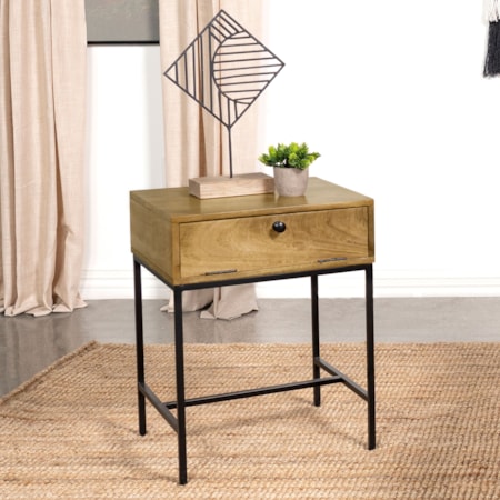 Stephie Side End Table w/ Storage