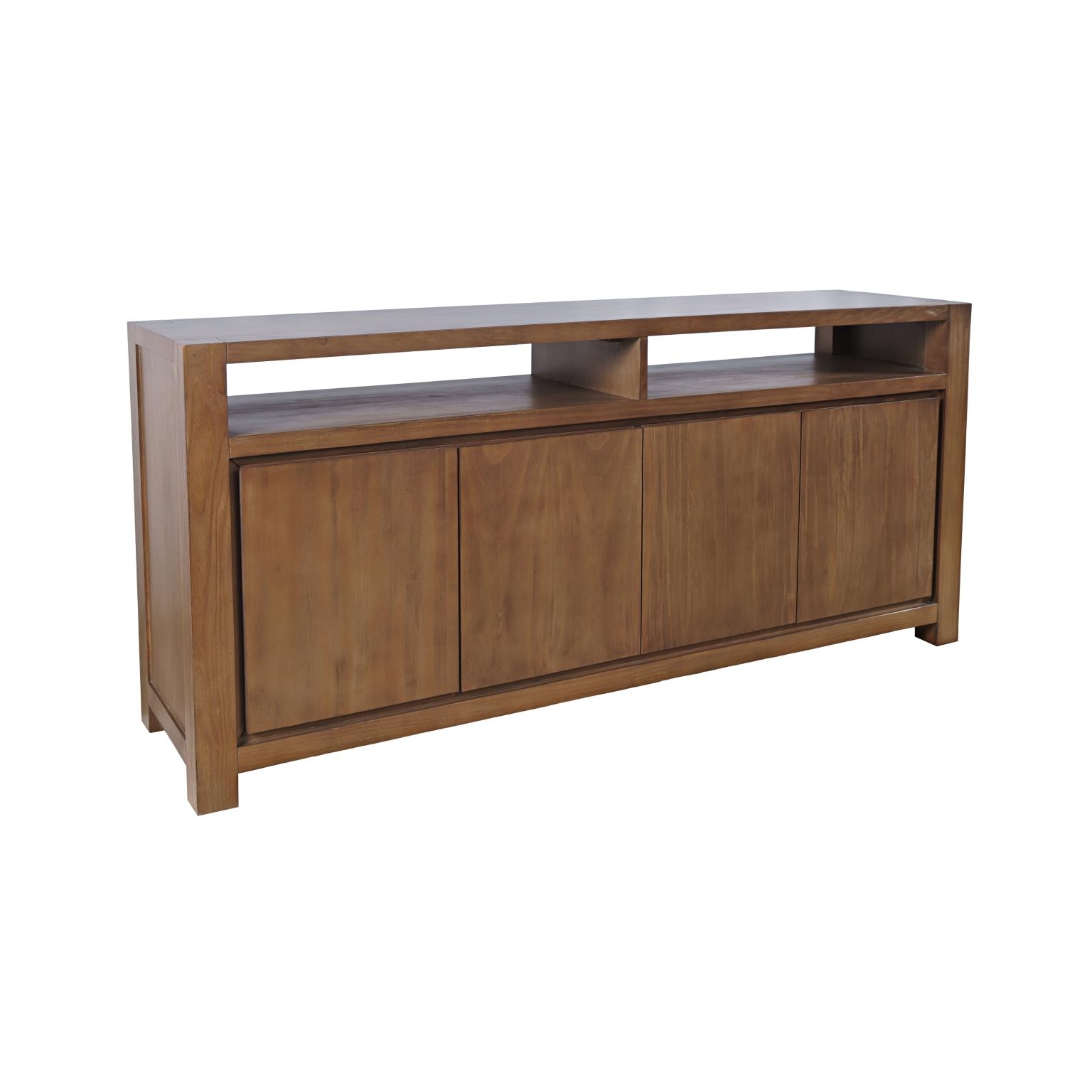 Brownstone Suede 70" Console
