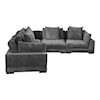 Moe's Home Collection Tumble Tumble Classic L Modular Sectional Charcoal