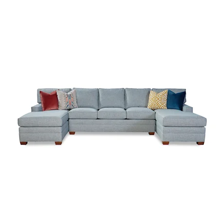 Customizable 5-Seat Sectional Sofa with Chaises