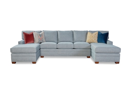Customizable 5-Seat Sectional Sofa with Chaises