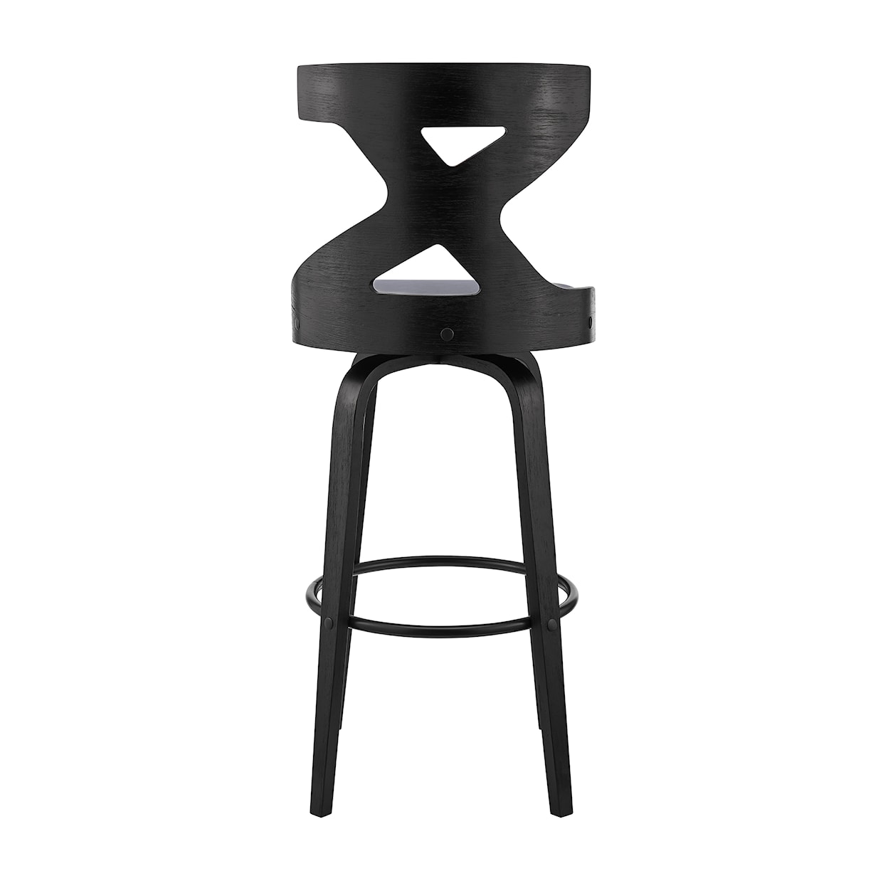 Armen Living Gayle 26" Swivel Upholstered Barstool