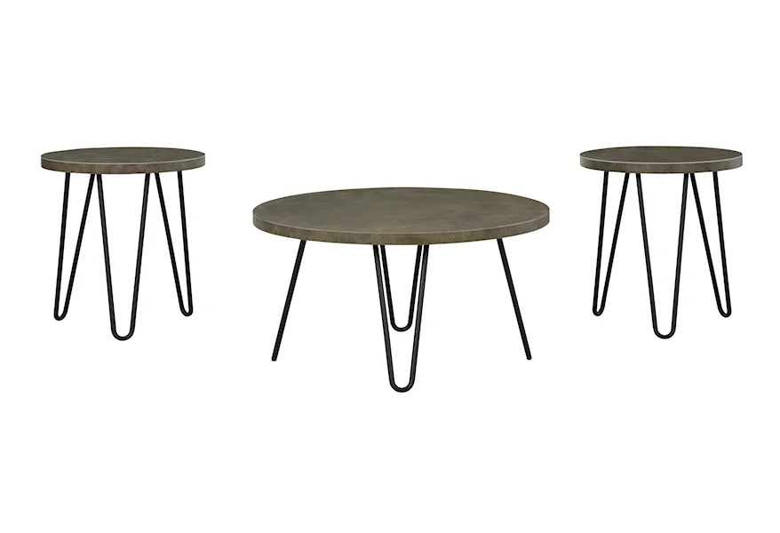 Hadasky 3-Piece Table Set by Signature Design by Ashley at VanDrie Home Furnishings