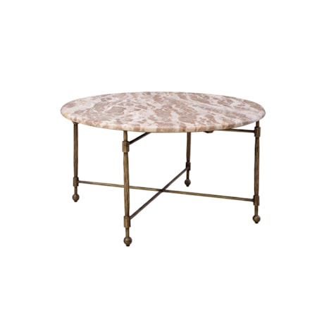 Coffee Table with Marble Top