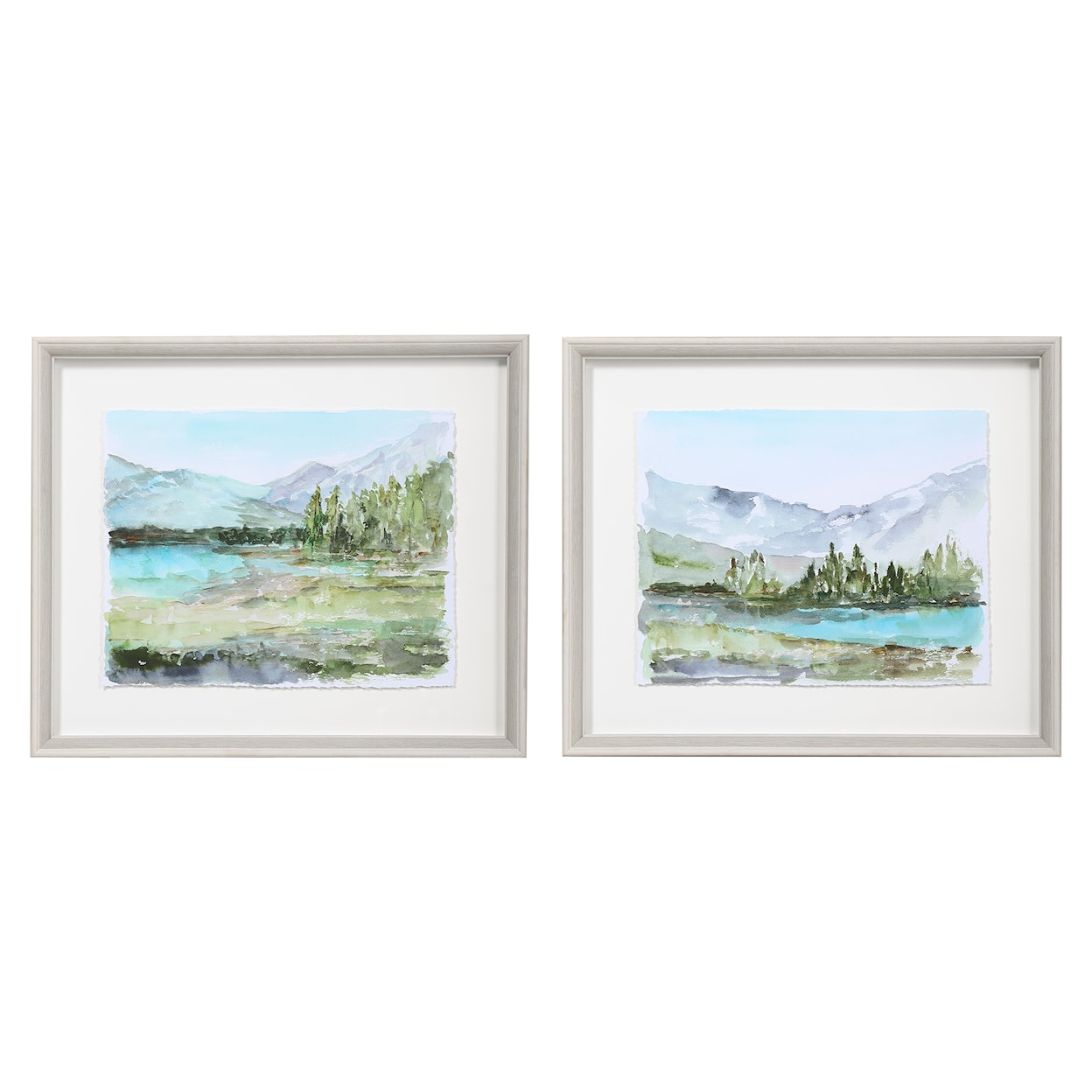 Uttermost Plein Air Reservoir Plein Air Reservoir Watercolor Prints S/2