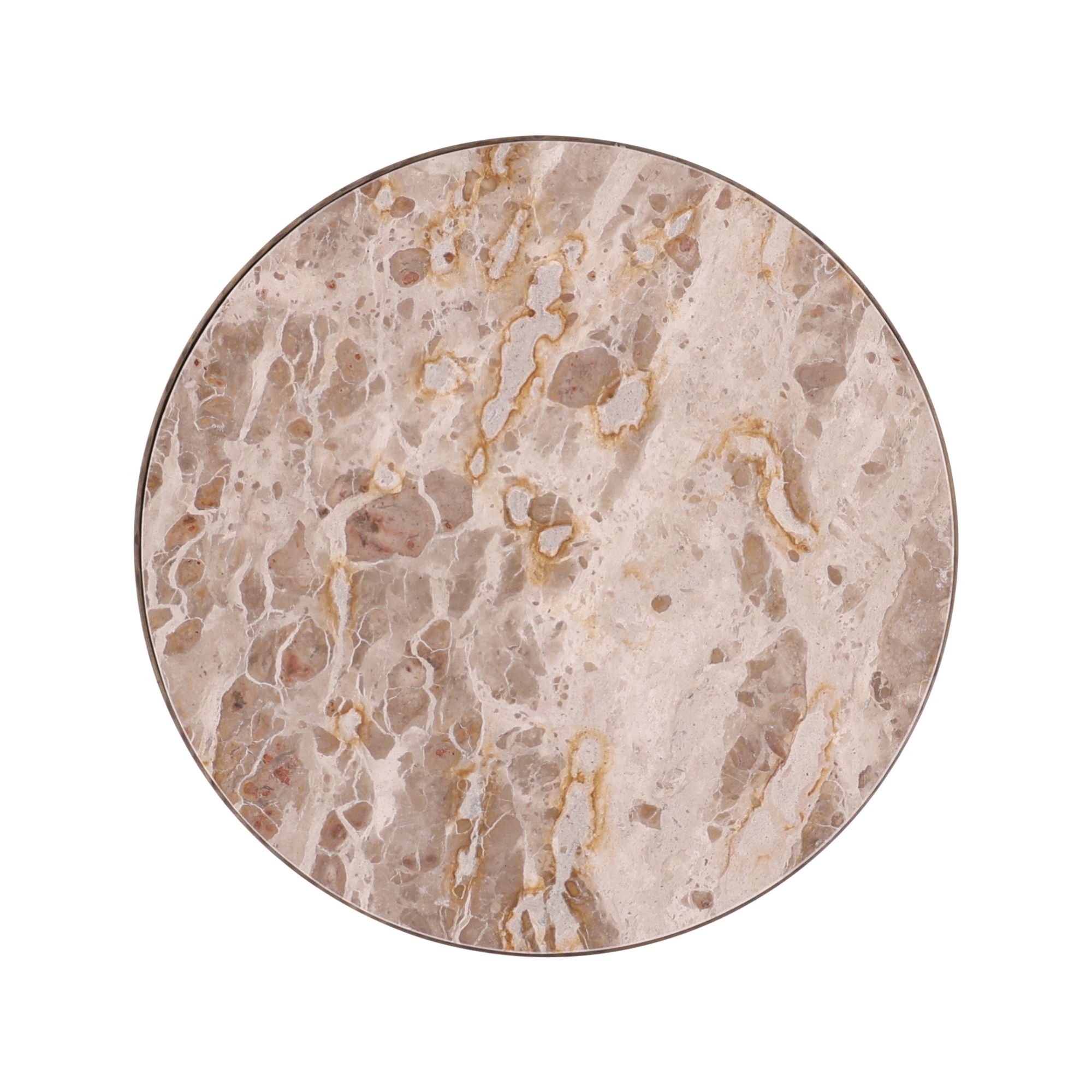 Furniture Classics Furniture Classics Round Side Table with Marble Top