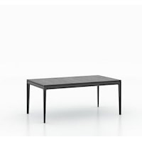 Contemporary Rectangular Wood Table