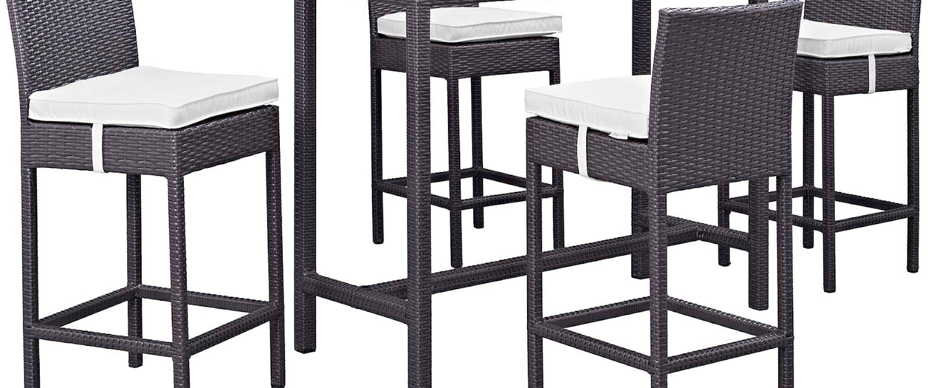 5 Piece Outdoor Patio Pub Set