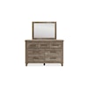 Ashley Furniture Signature Design Yarbeck Dresser and Mirror