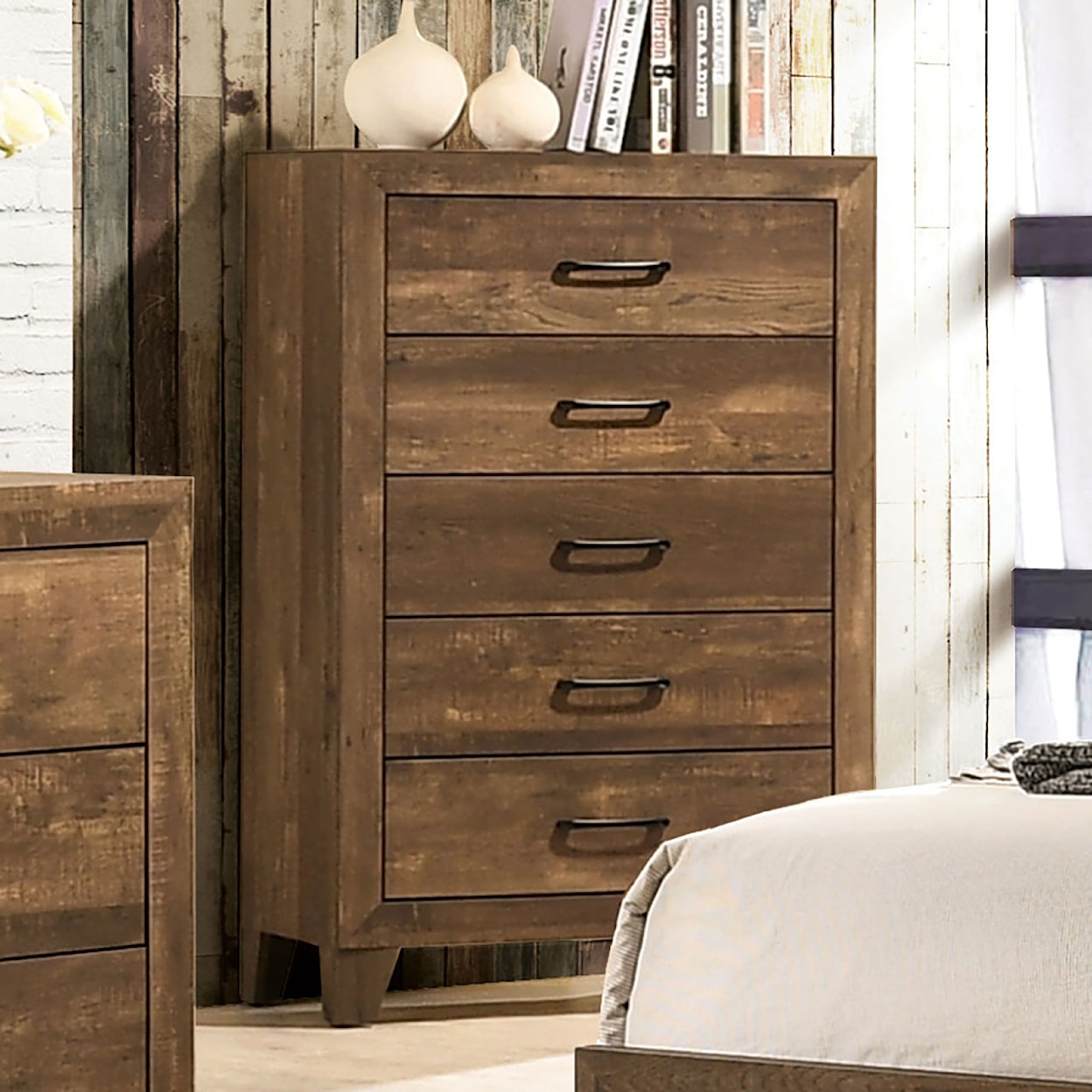 Furniture of America - FOA Wentworth 5-Drawer Chest