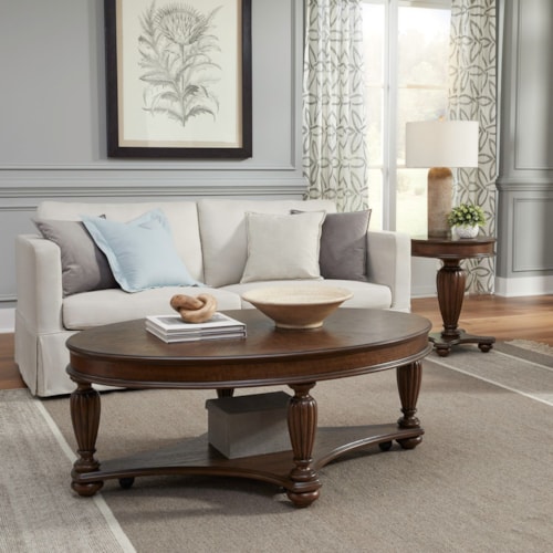 Traditional 3-pc. Occasional Set with Round End Tables