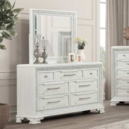 Traditional 7-Drawer Dresser