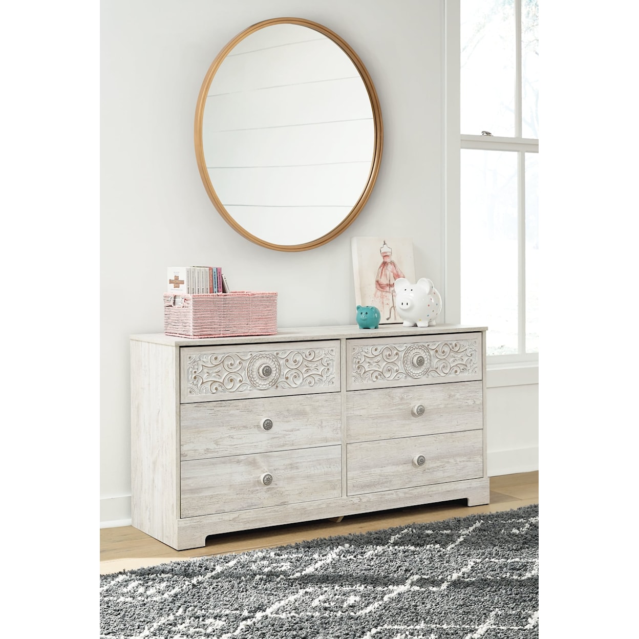 Signature Design by Ashley Paxberry Six Drawer Dresser