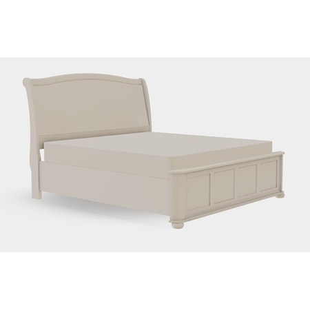 King Upholstered Bed Right Drawerside