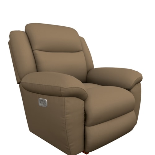 Casual Power Recliner with Power Headrest