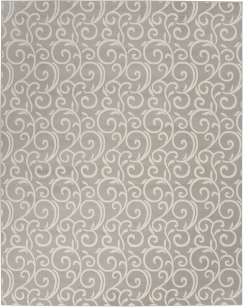 7' x 10' Grey Rectangle Rug