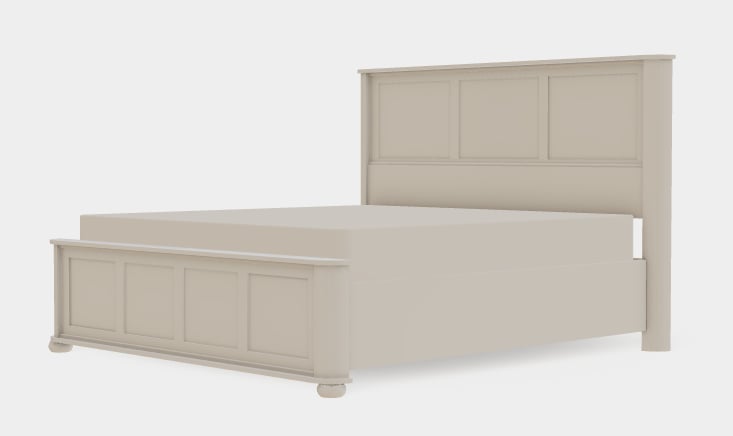 King Panel Bed Left Drawerside